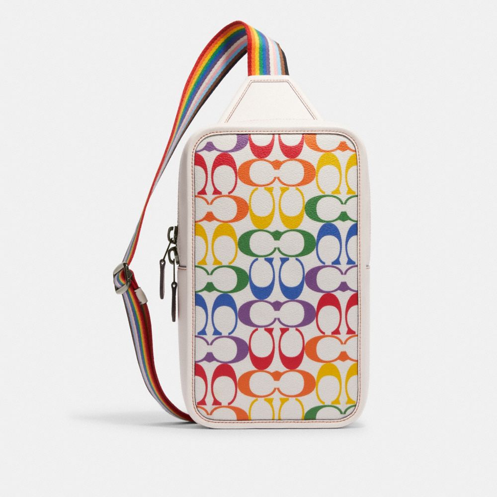 Coach outlet rainbow discount crossbody