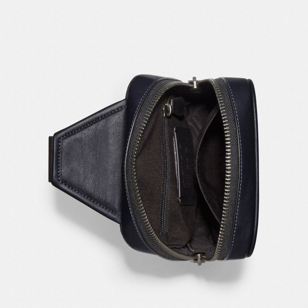 COACH®,Sullivan Pack In Signature Leather,,Inside View,Top View