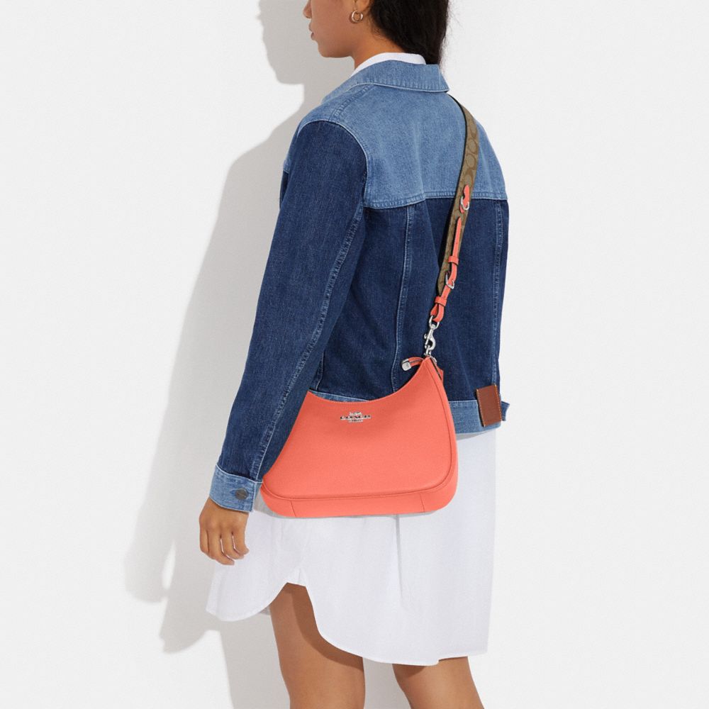 COACH®,Teri Hobo Bag With Signature Canvas,,Detail View