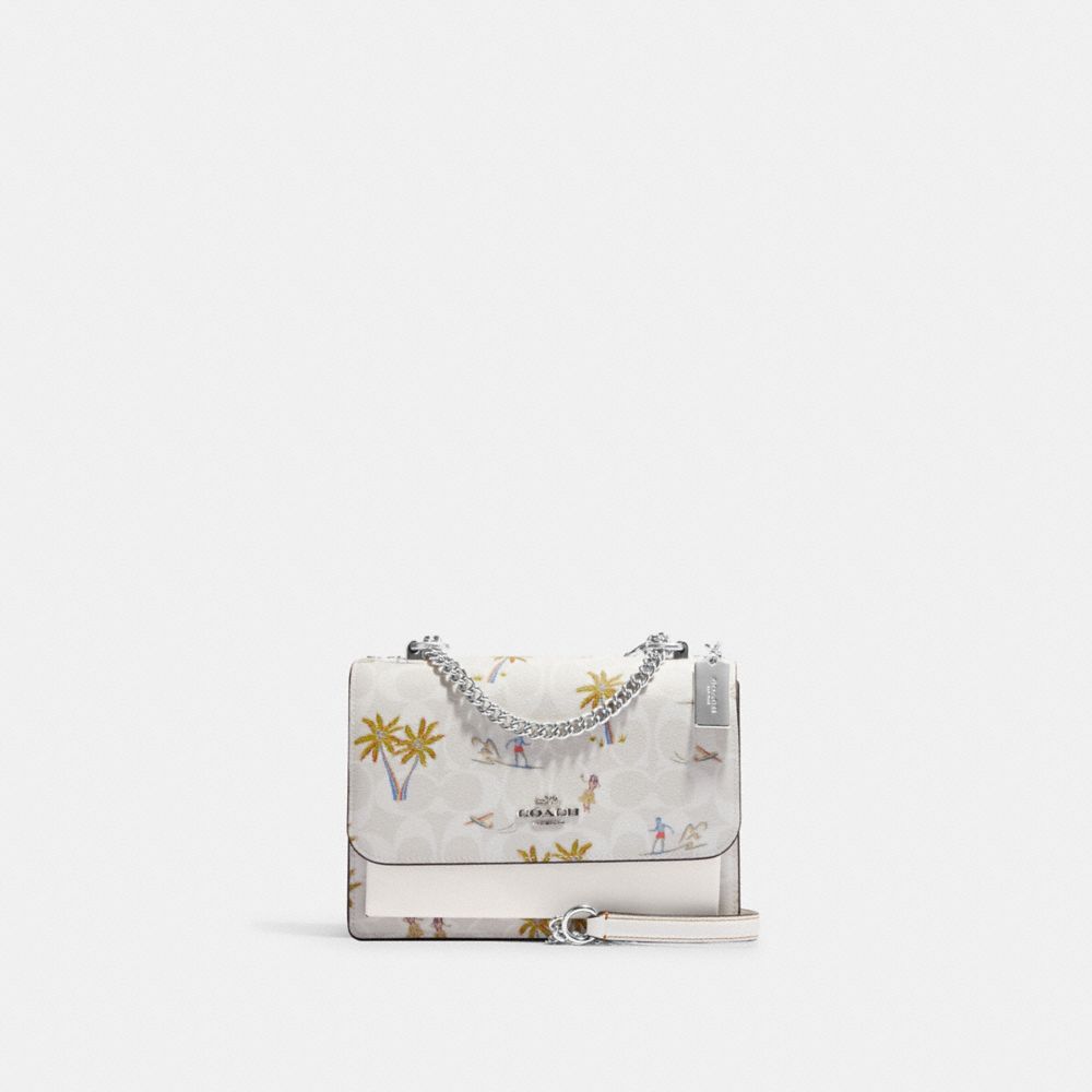 Klare Crossbody In Signature Canvas With Hula Print