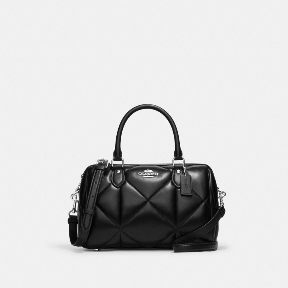 Coach black quilted discount purse