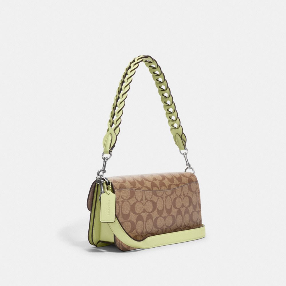 COACH®,Morgan Shoulder Bag In Signature Canvas,,Angle View