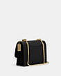 COACH®,KLARE CROSSBODY BAG,Leather,Medium,Gold/Black,Angle View