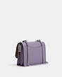 COACH®,KLARE CROSSBODY BAG,Leather,Medium,Silver/Light Violet,Angle View