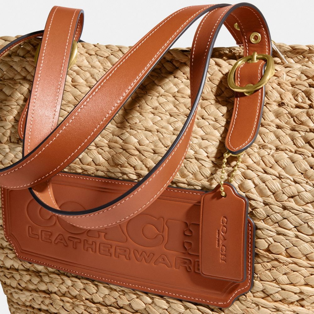 Coach orange leather handbag - Gem