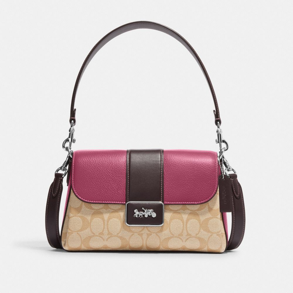 Coach Outlet Morgan Shoulder Bag in Pink