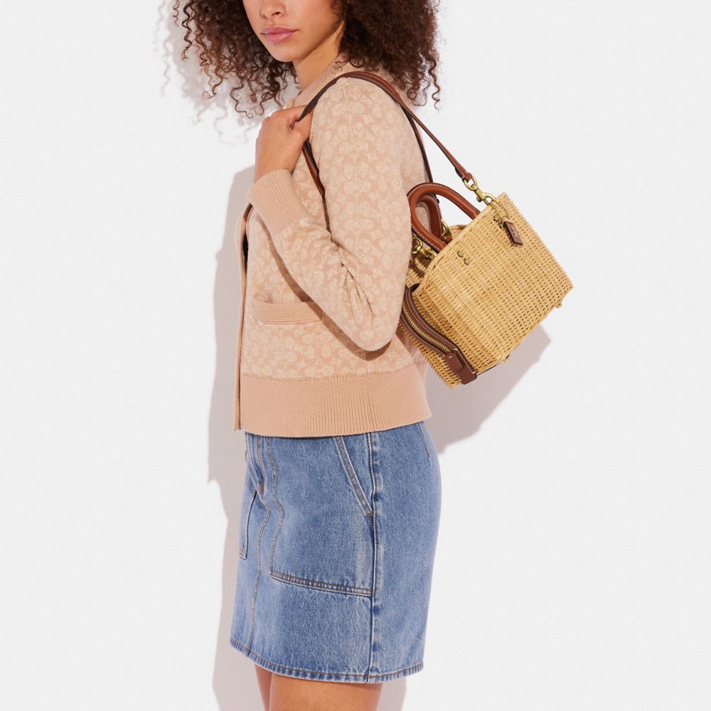 COACH®,Rogue 20 In Wicker,,Detail View