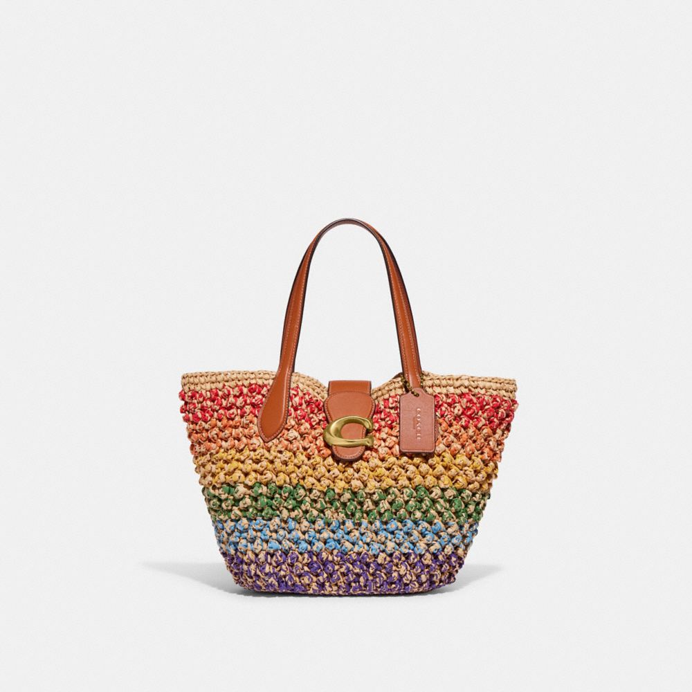 The Mini Inside-Out Jacquard Small Tote Bag