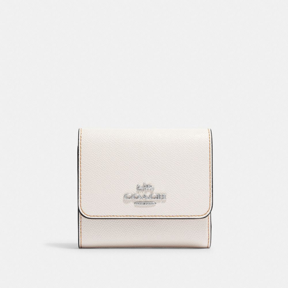 COACH® | Small Trifold Wallet With Rainbow Signature Interior