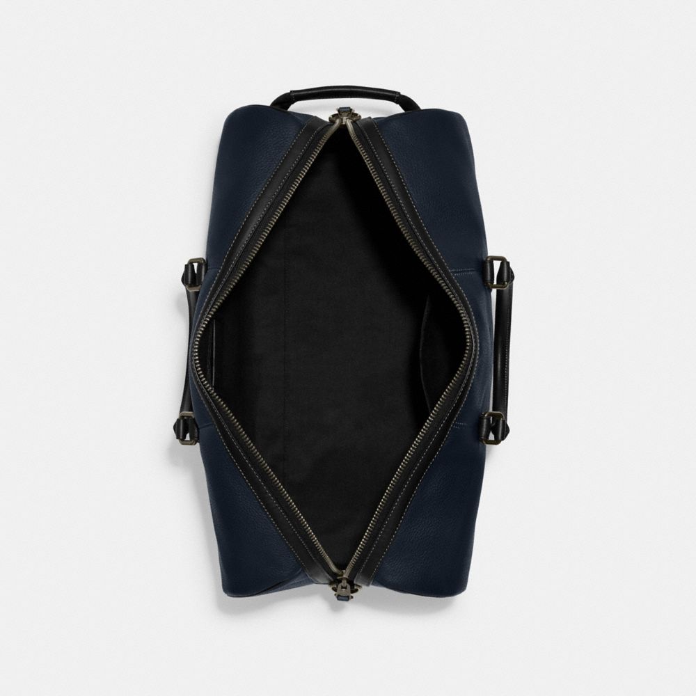 COACH®,VENTURER BAG IN COLORBLOCK,X-Large,Black Antique Nickel/Midnight Navy/Denim,Inside View,Top View