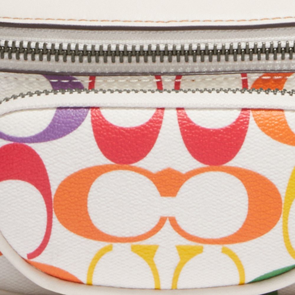 Coach rainbow belt bag hot sale