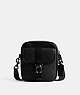 COACH®,BECK CROSSBODY,Pebble Leather,Black,Front View