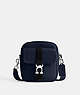 COACH®,BECK CROSSBODY,Pebble Leather,Deep Blue,Front View