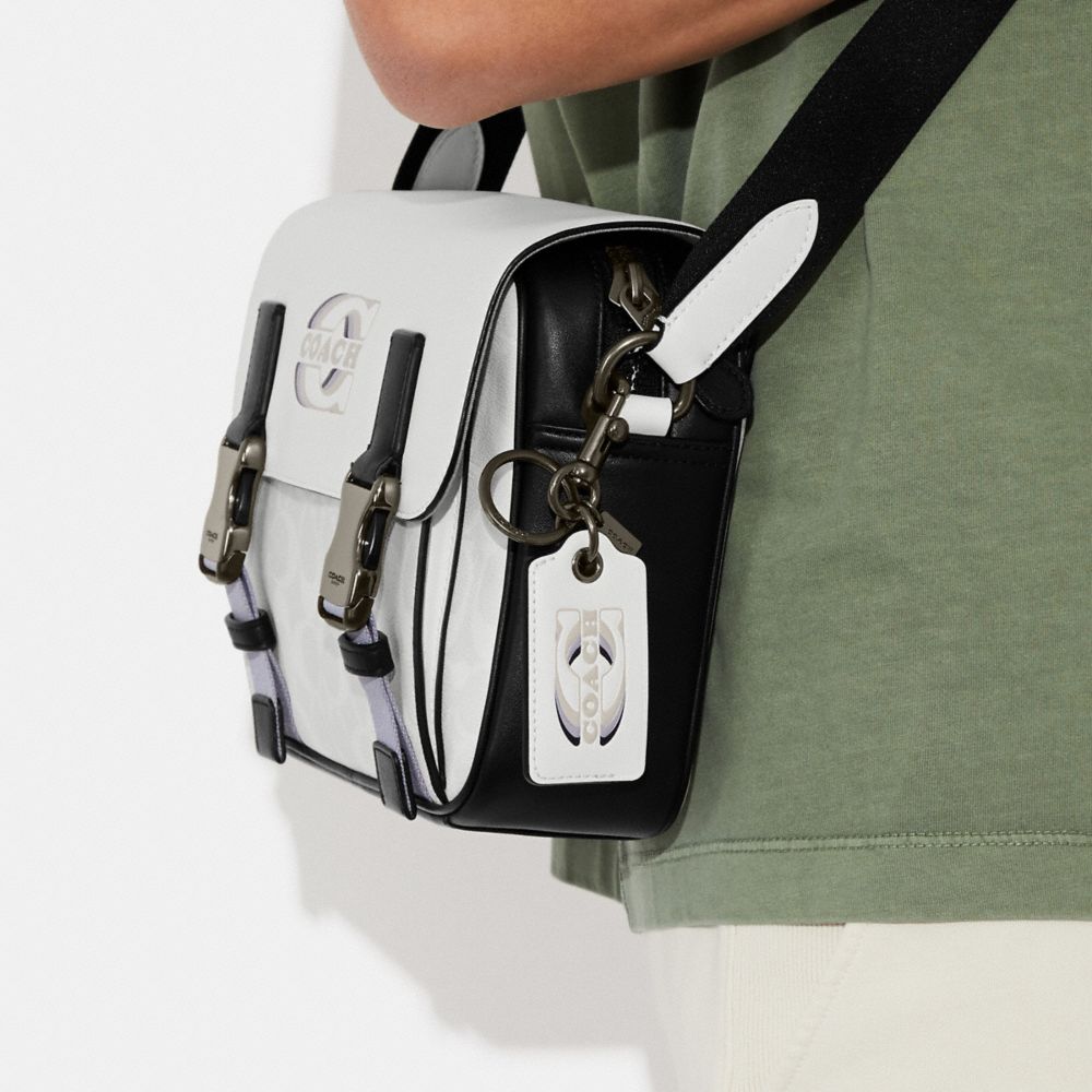 COACH®,ボトル オープナー キー フォブ・コーチ スタンプ,キーホルダー,ﾁｮｰｸ ﾏﾙﾁ