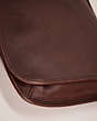 COACH®,VINTAGE HIPPIE FLAP BAG,Glovetanned Leather,Large,Brass/Brown,Closer View