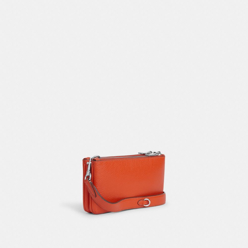 COACH®,Double Zip Crossbody Bag,,Angle View