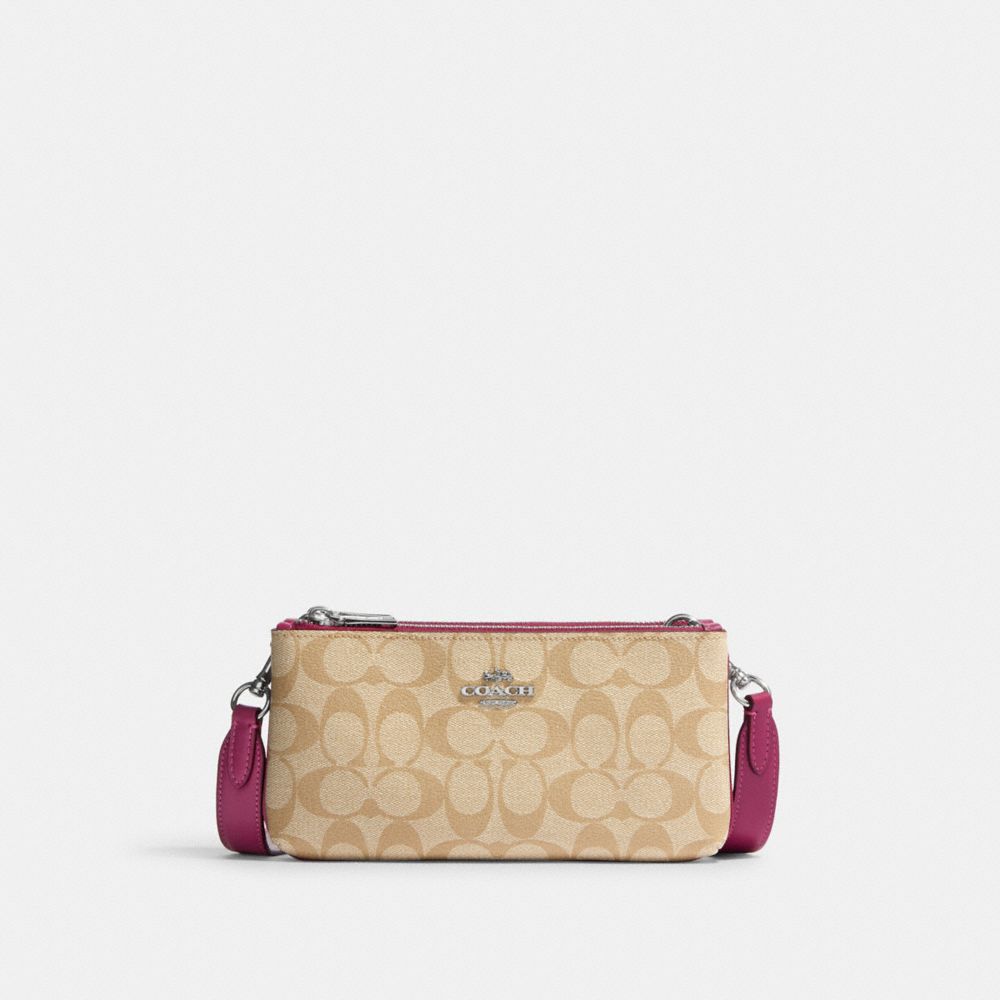 Coach pink shoulder online bag