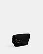 COACH®,BECK BELT BAG,Pebble Leather,Small,Black,Angle View