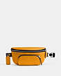 COACH®,BECK BELT BAG,Pebble Leather,Small,Buttercup,Front View