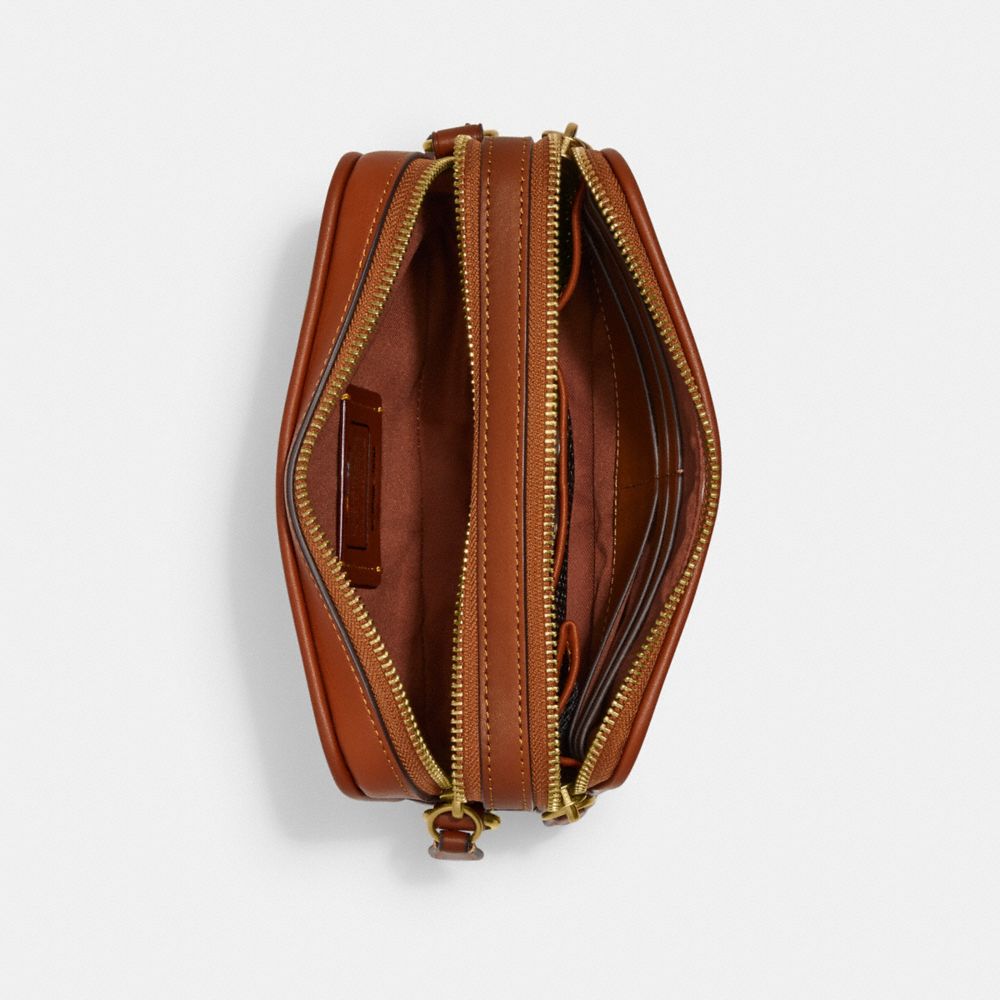 COACH®,Charter Crossbody Bag With Hybrid Pouch With Rainbow,,Inside View,Top View
