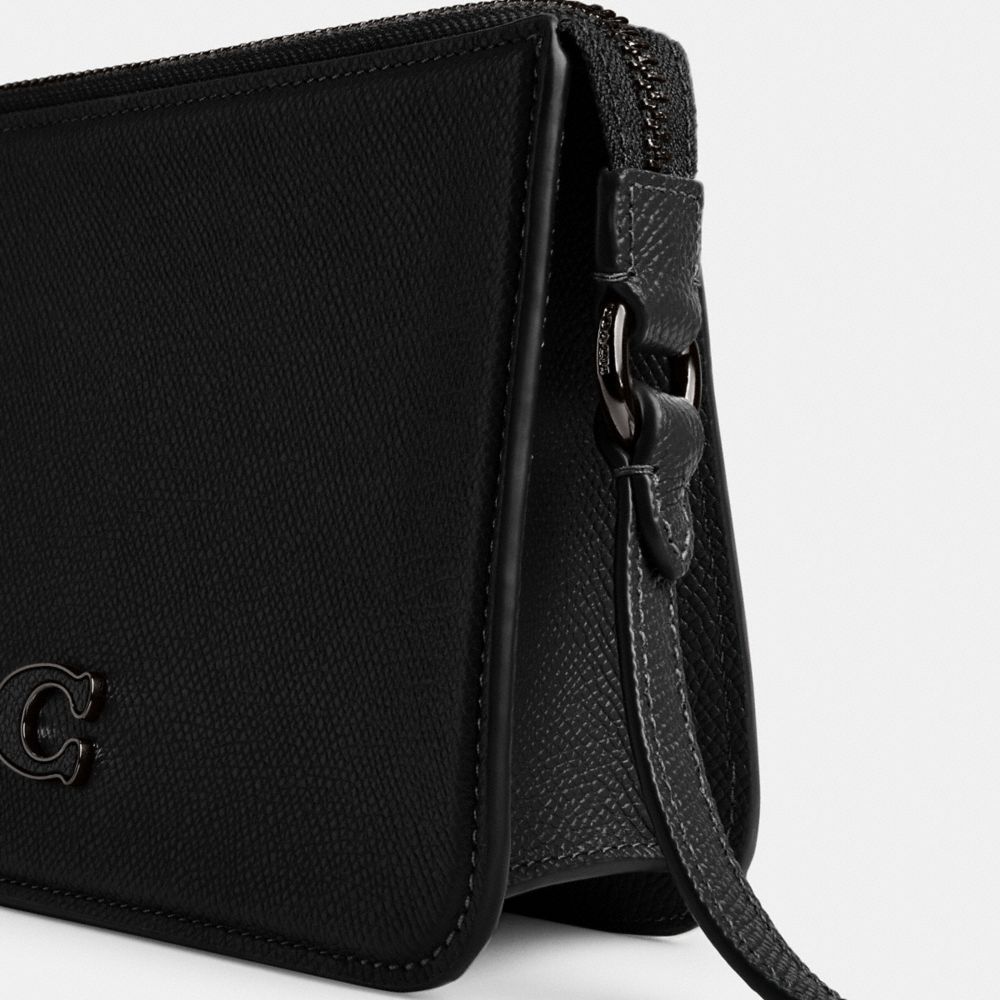 COACH 'wristlet Small' Pouch in Black