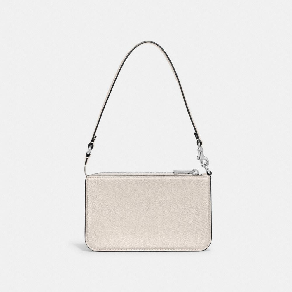 Coach Pouch grained leather shoulder bag