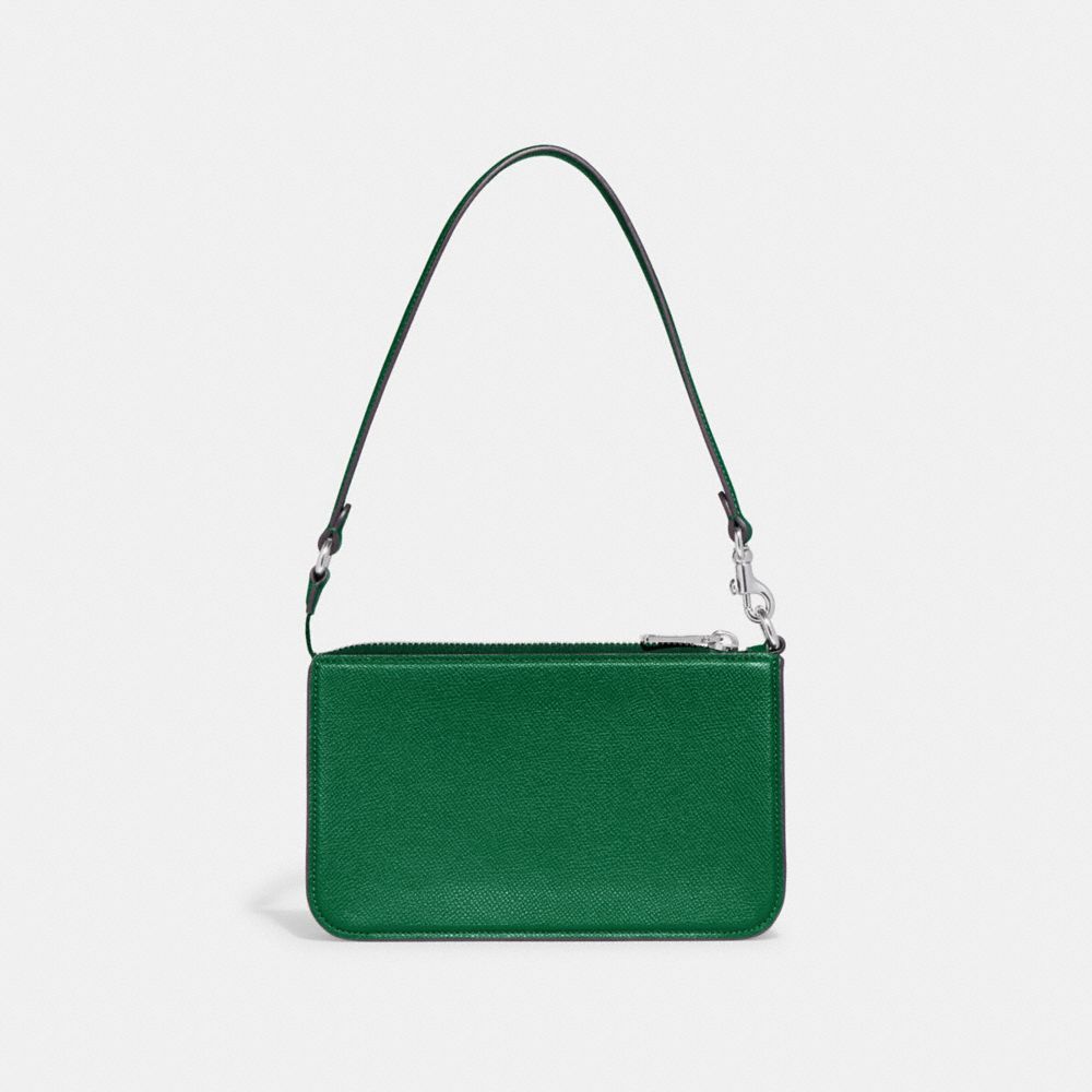 Pouch Bag With Signature Canvas Detail GREEN