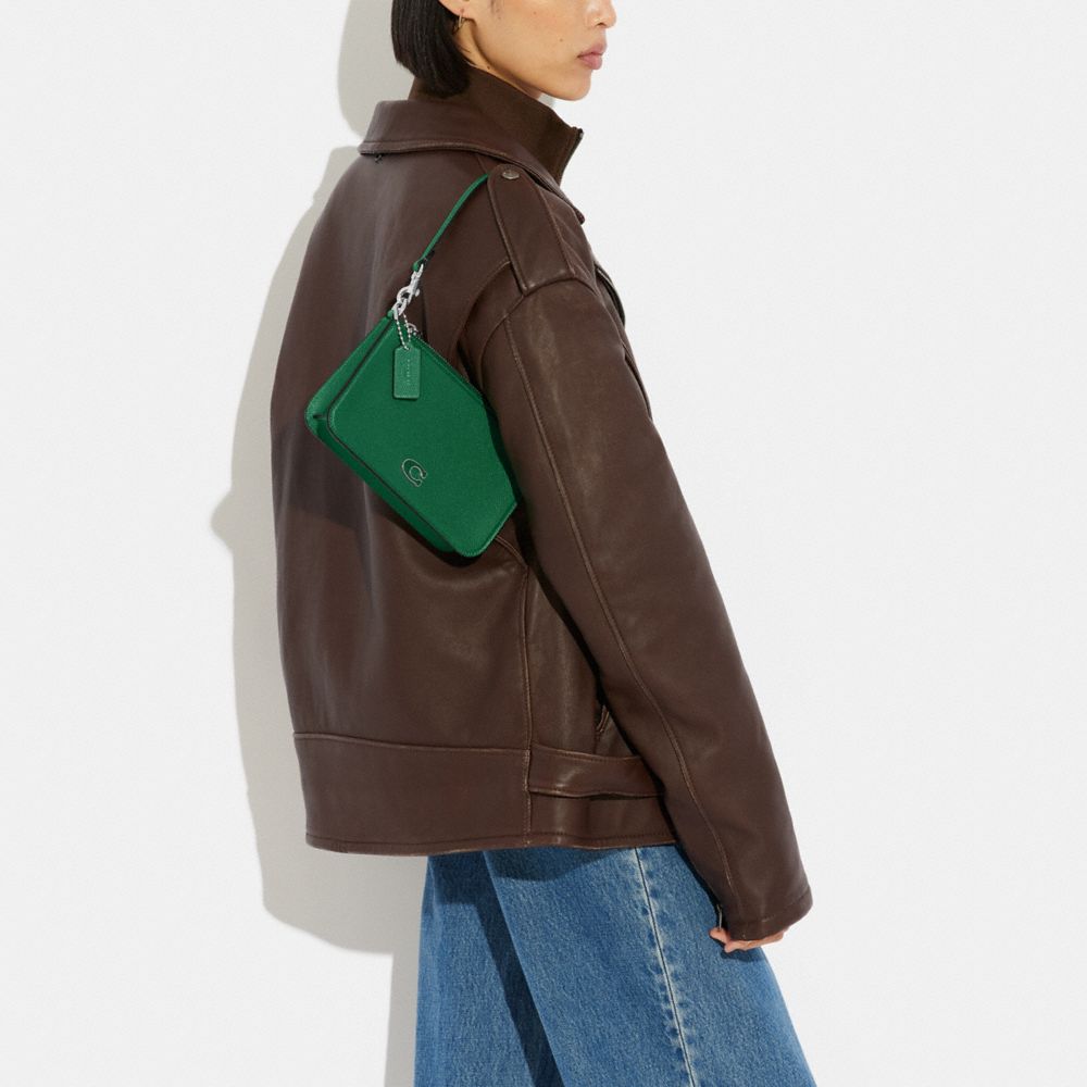 Leather crossbody bag Coach Green in Leather - 25826177