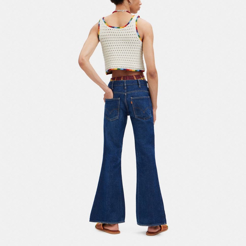 COACH®,レインボー トリム ニット タンク,トップス＆Tシャツ,