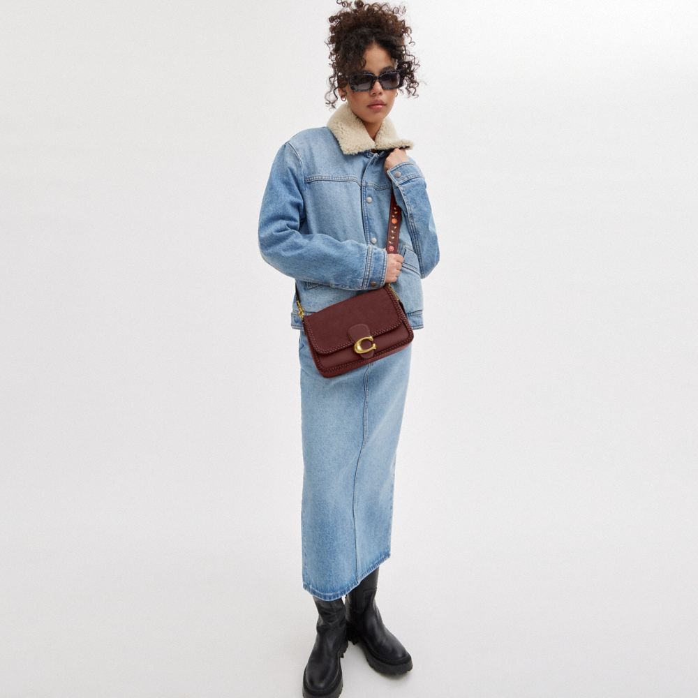 COACH®,Soft Tabby Shoulder Bag With Braid,,Detail View