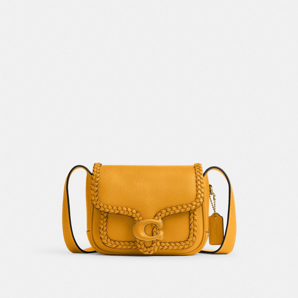 Tabby Shoulder Bag 20 Yellow (Polished Pebble Leather)