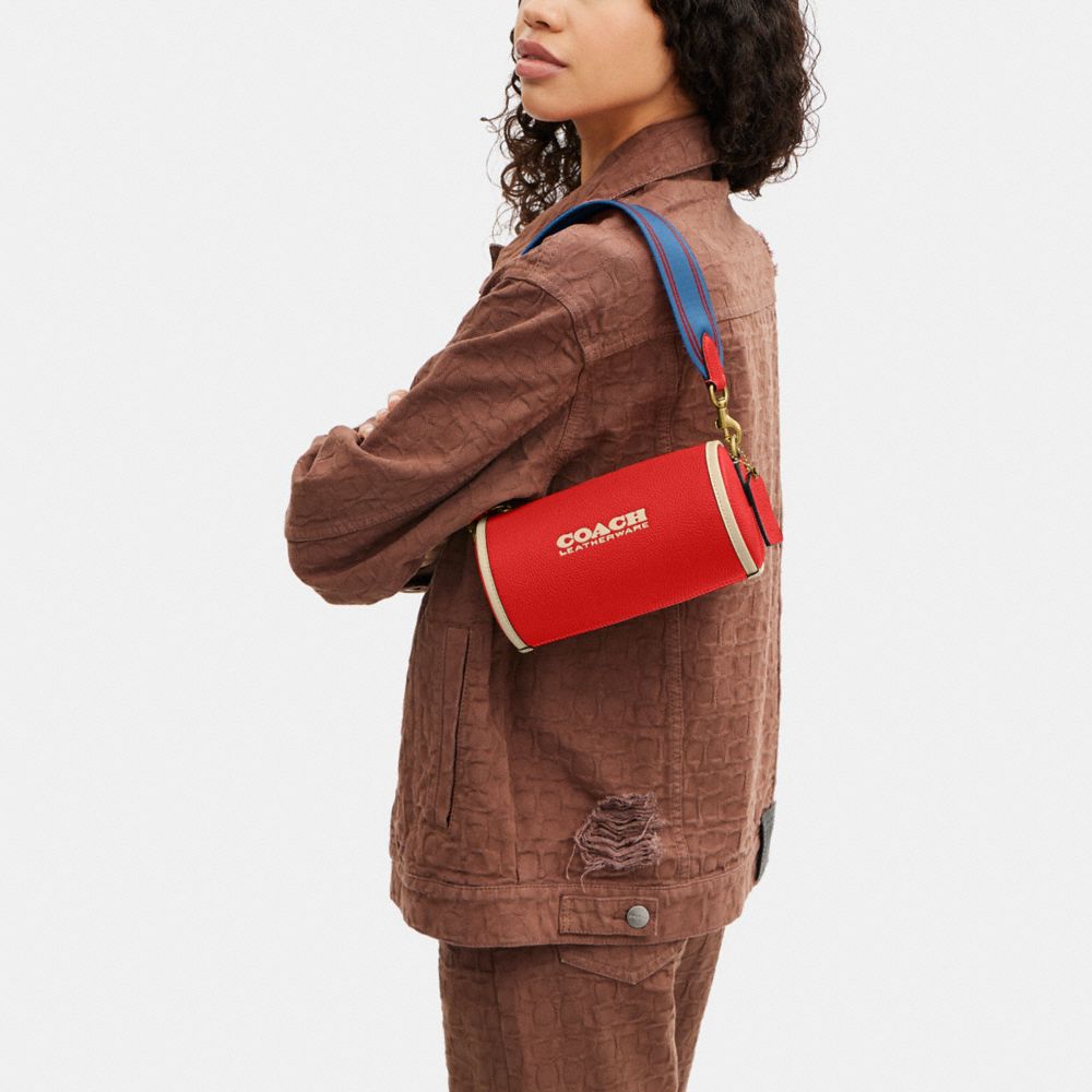COACH®,Orion Barrel Bag,,Detail View