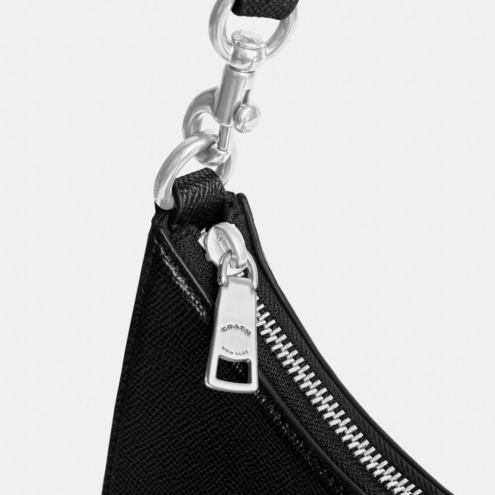 COACH®,Hobo Crossbody Bag,Canvas,Leather,Crossbody,Stripe,Scratch Resistant,Casual,,Closer View