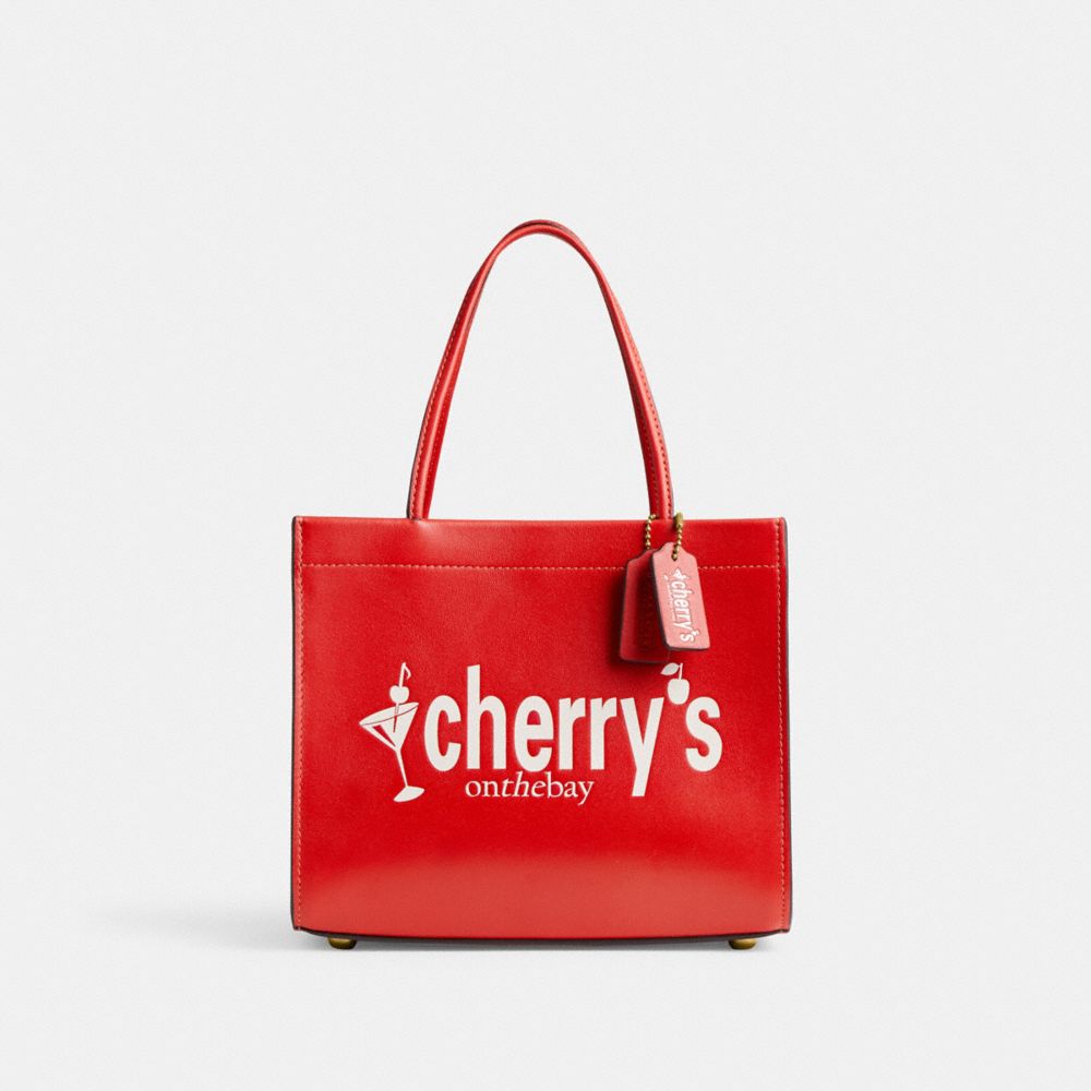 COACH®,Cashin Carry Bag 22 With Fire Island Graphics,,Front View