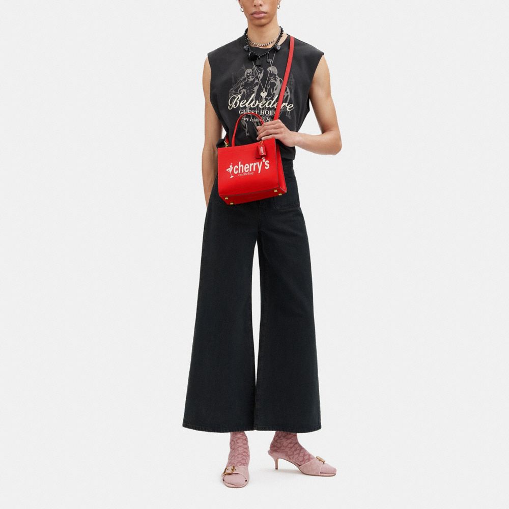 COACH®,Cashin Carry Bag 22 With Fire Island Graphics,,Detail View