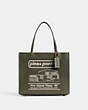 COACH®,CASHIN CARRY 22 WITH FIRE ISLAND GRAPHICS,Glovetanned Leather,Medium,Pines Pantry,Front View