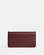 COACH®,TABBY CHAIN CLUTCH WITH BRAID,Polished Pebble Leather,Mini,Brass/Wine,Back View