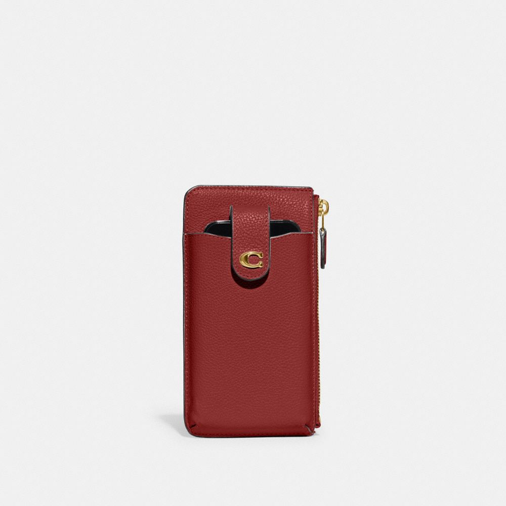 Brass Enamel Red Essential Phone Wallet