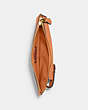 COACH®,ESSENTIAL PHONE WALLET,Polished Pebble Leather,Brass/Faded Orange,Inside View,Top View