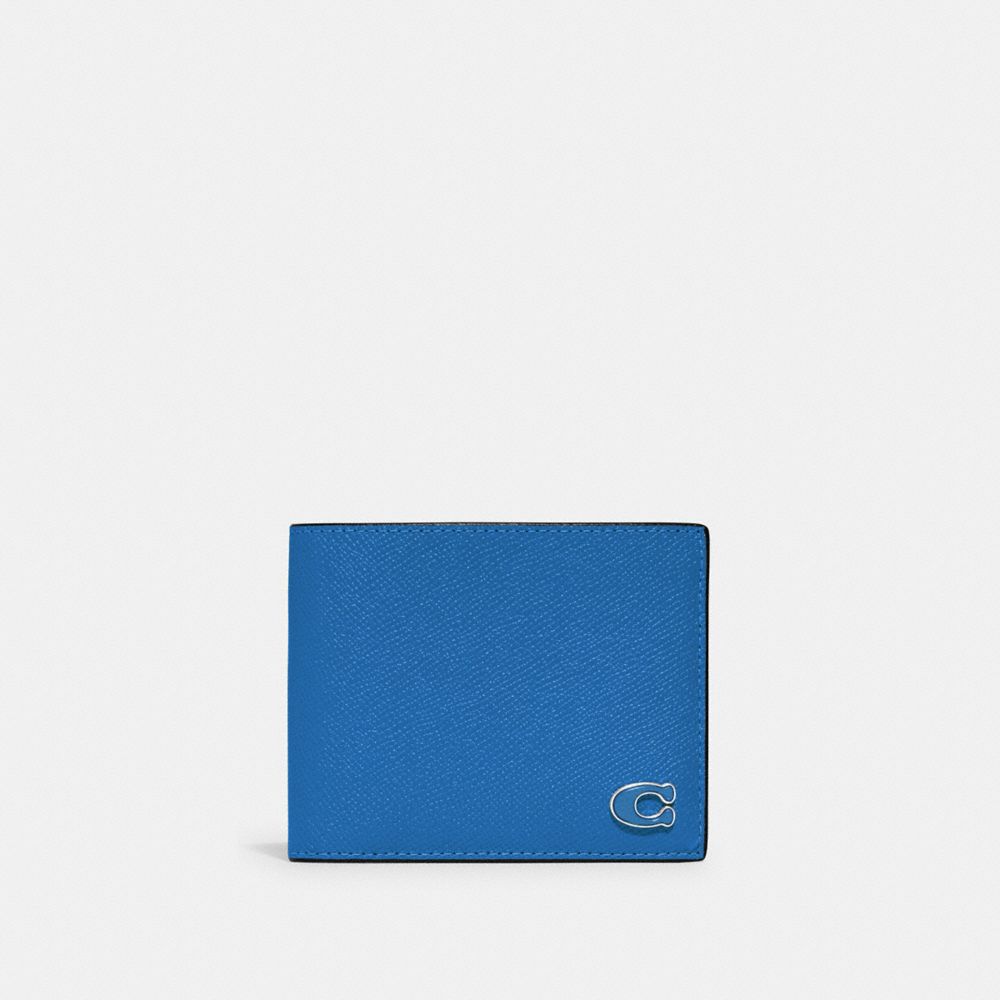 Coach wallet men blue online