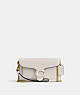 COACH®,TABBY CROSSBODY WRISTLET,Polished Pebble Leather,Brass/Chalk,Front View