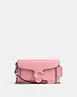 COACH®,TABBY CROSSBODY WRISTLET,Refined Pebble Leather,Mini,Silver/Flower Pink,Front View