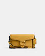 COACH®,TABBY CROSSBODY WRISTLET,Refined Pebble Leather,Mini,Pewter/Yellow Gold,Front View