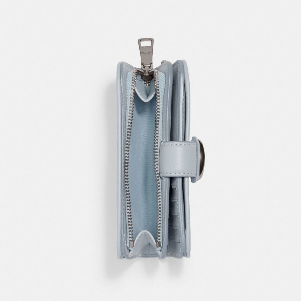 COACH®,タビー ミディアム ウォレット・シグネチャー デニム,ミニ財布(二つ/三つ折り),