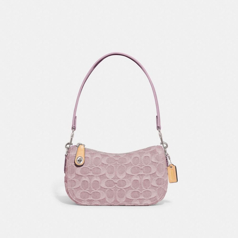 Coach, Bags, Purple Coach Mini Shoulder Bag