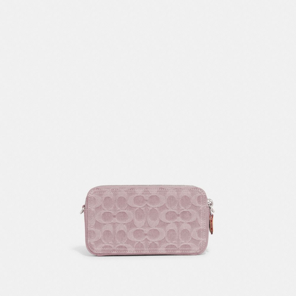 COACH®,Kira Crossbody Bag In Signature Denim,,Back View