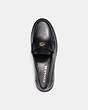 COACH®,JOLENE LOAFER,Leather,Black,Inside View,Top View