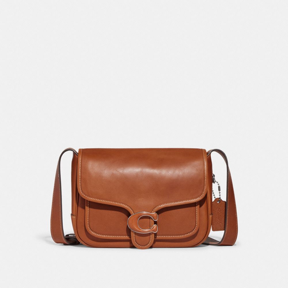 Vintage Coach Dark Brown Large Courier Shoulder Bag 