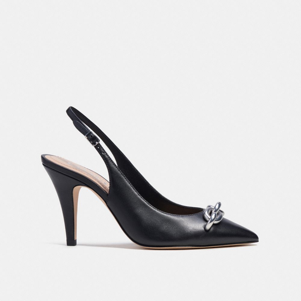 COACH®,Sadie Slingback Pump,,Angle View