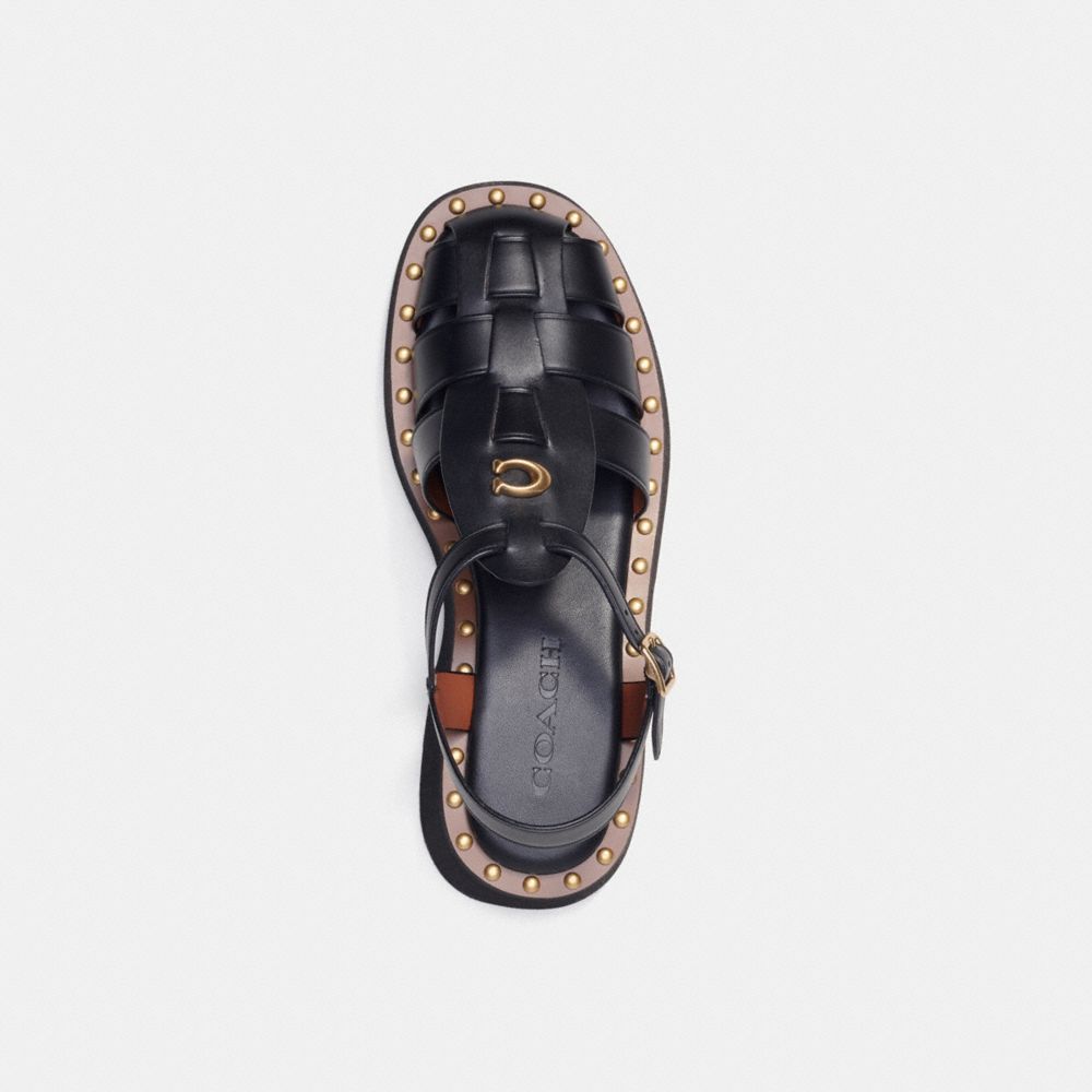 COACH®,Vivienne Sandal,,Inside View,Top View